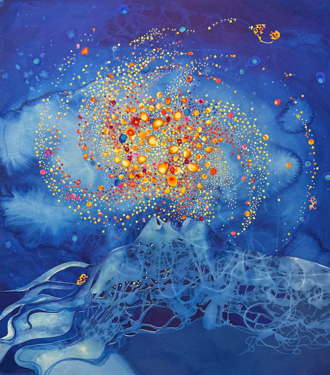  Universal Heart - Mixed Media/Cardiac Spect 27"H x 22.5"W